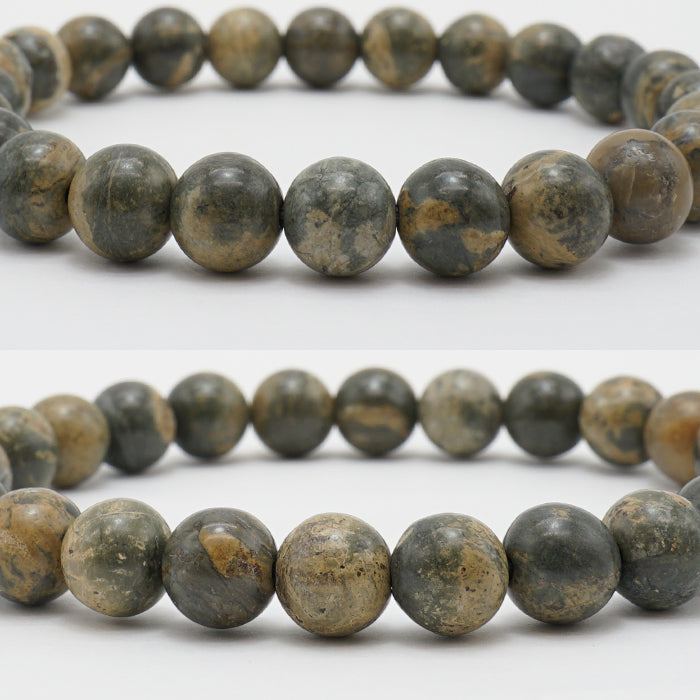 Japan Stones : Yamato Kouseki AAA GREEN Rank 8mm bracelet natural stones Health wealth stones