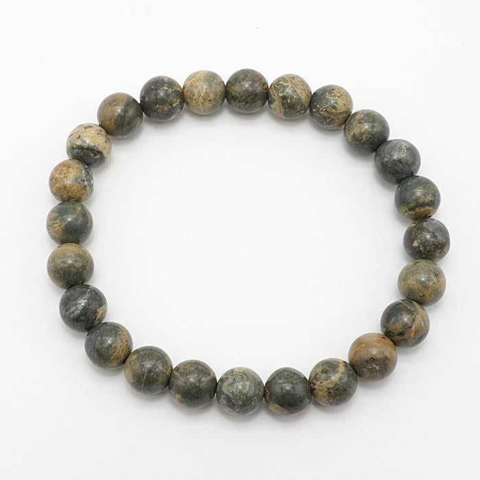 Japan Stones : Yamato Kouseki AAA GREEN Rank 8mm bracelet natural stones Health wealth stones