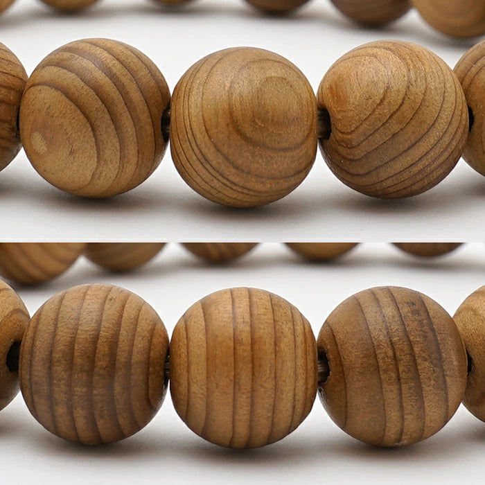 Jindai Cypress 10mm - Japanese precious wood - Bracelet natural stones Health tree stones