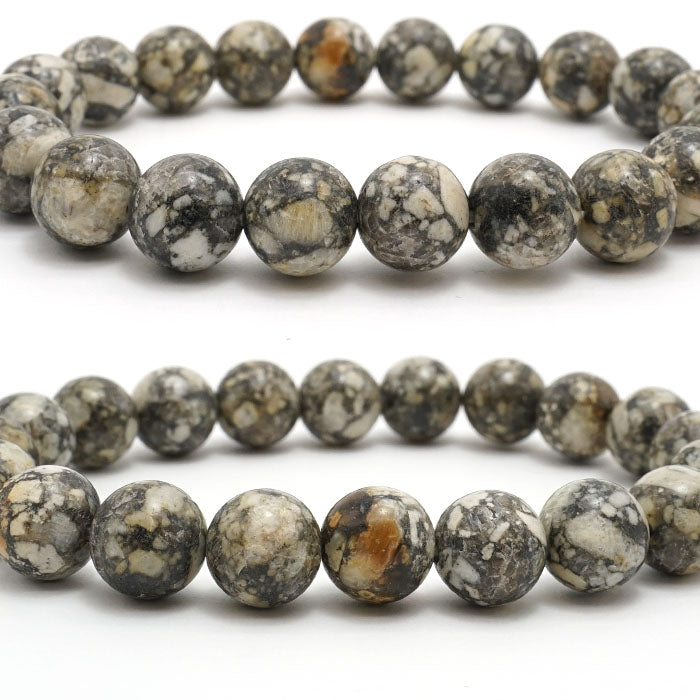 Japan Stones : Kiso Stone 10mm bracelet natural stones Health wealth stones
