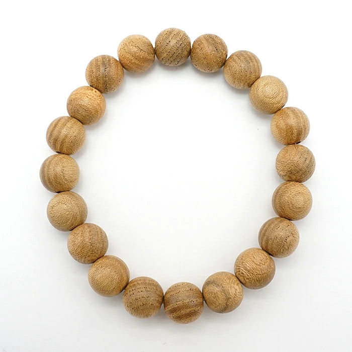 Jindai Elm 10mm - Japanese precious wood - Bracelet natural stones Health tree stones
