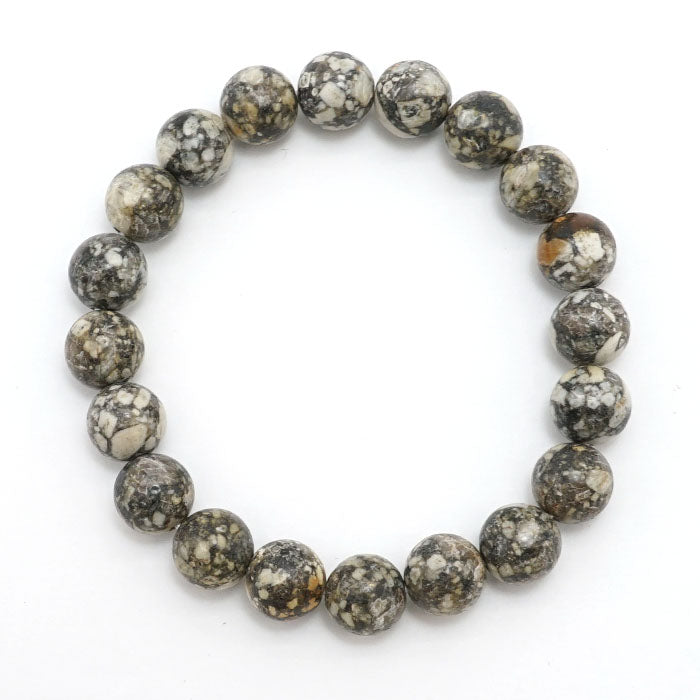 Japan Stones : Kiso Stone 10mm bracelet natural stones Health wealth stones
