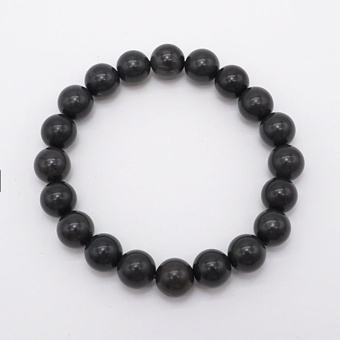 Japan Stones : Nachi Guro 10mm bracelet natural stones Health wealth stones