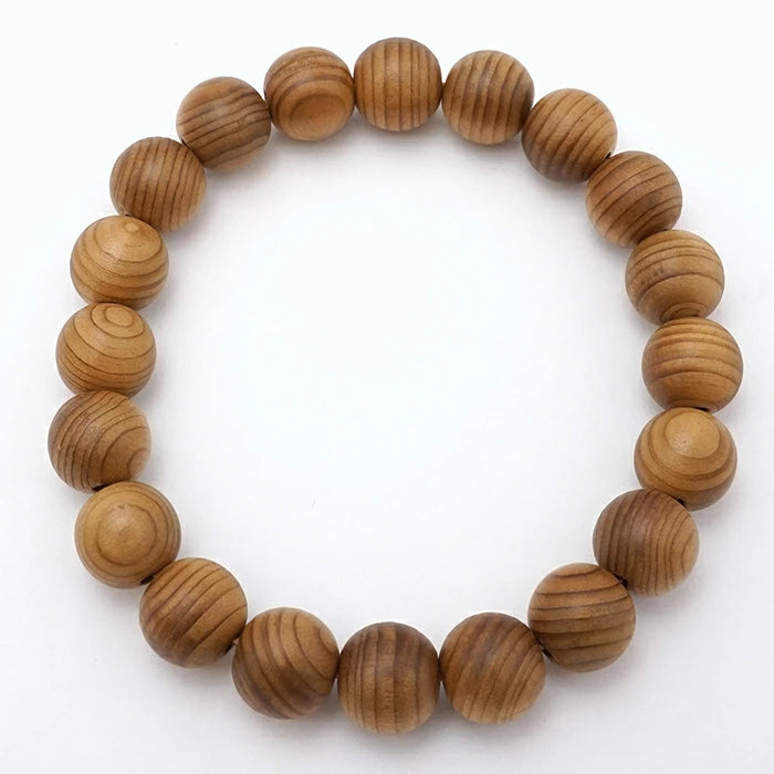 Jindai Cypress 10mm - Japanese precious wood - Bracelet natural stones Health tree stones