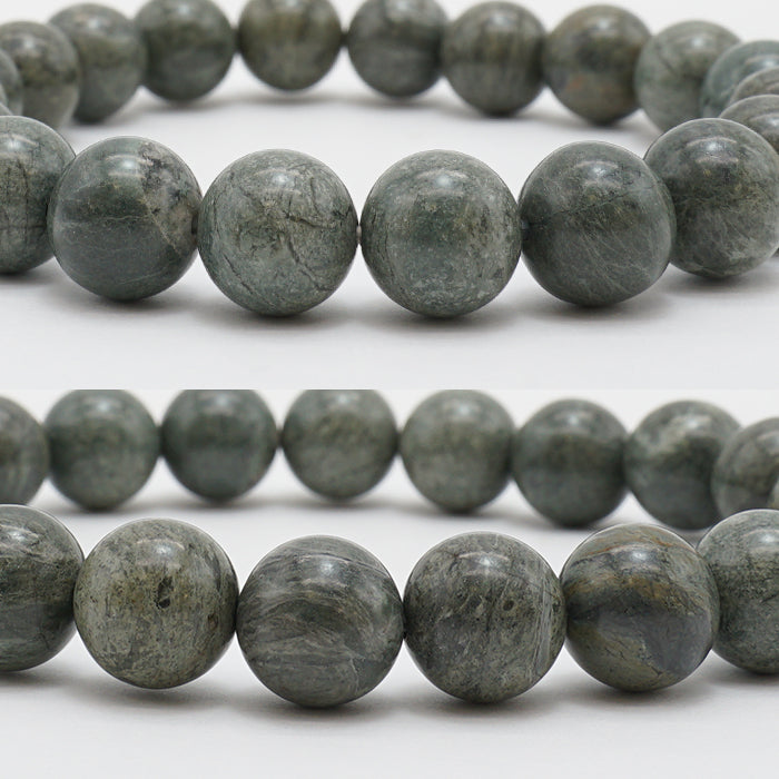 Japan Stones : Yamato Kouseki AAA GREEN Rank 10mm bracelet natural stones Health wealth stones