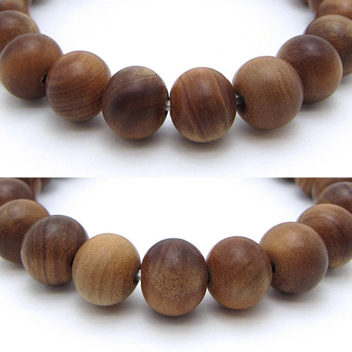 World Powers Wood (Indo) - Sandal Wood 10mm bracelet natural stones Health wealth stone