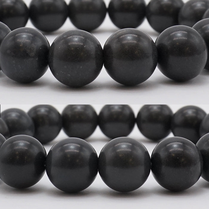 Japan Stones : Nachi Guro 12mm bracelet natural stones Health wealth stones