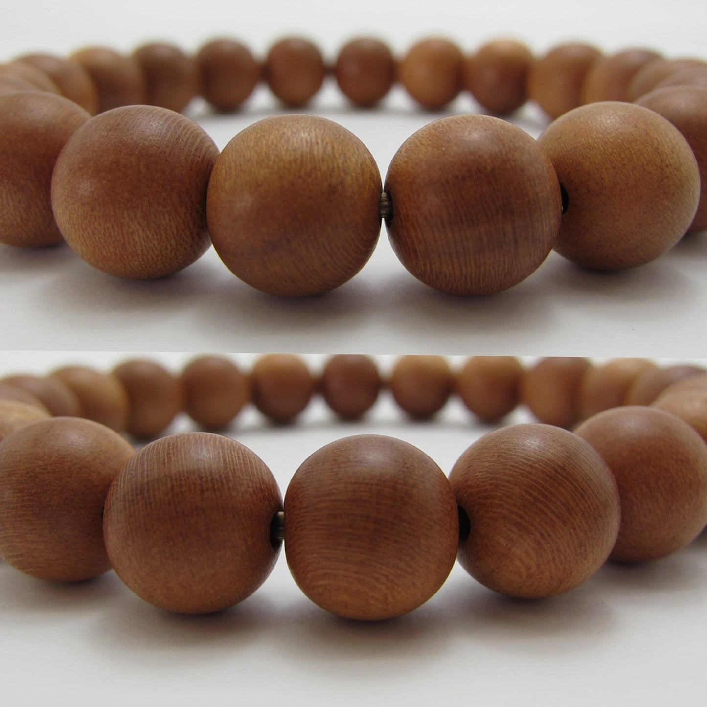 Yoshino Sakura 12mm bracelet -Japanese precious wood - natural stones Health wealth