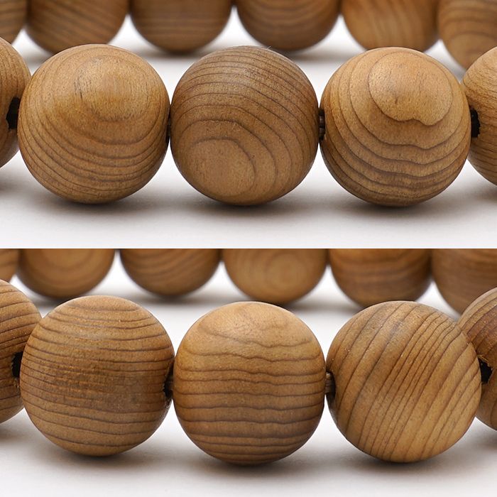 Jindai Cypress 12mm - Japanese precious wood - Bracelet natural stones Health tree stones