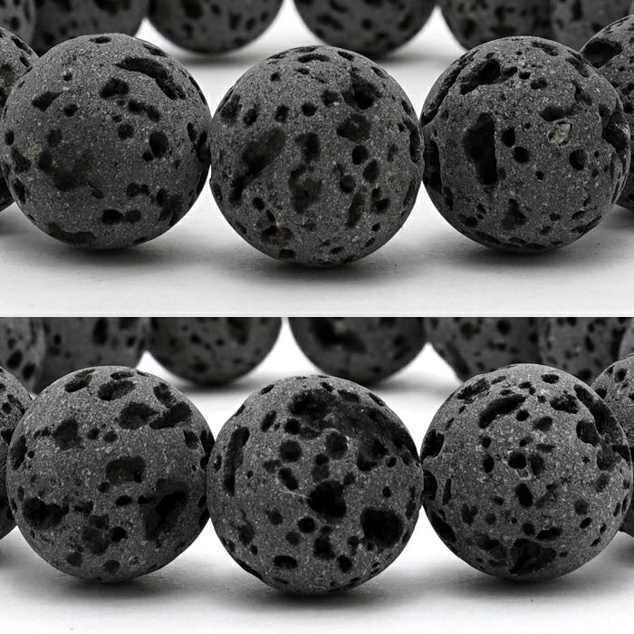 Japan Stones : PRINCESS IWANAGA Lava Stone 14mm bracelet natural stones Health wealth stones