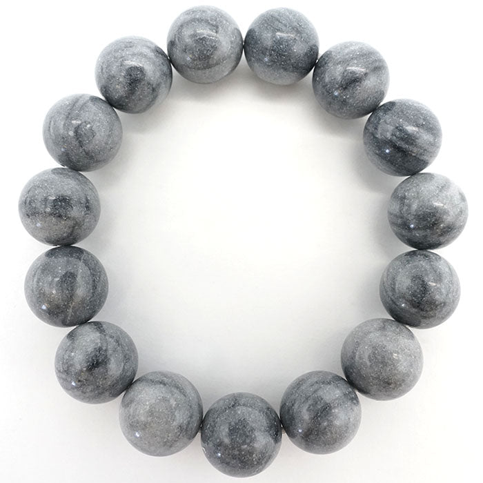 Japan Stones : Karst Stalactite 14mm bracelet natural stones Health wealth stones