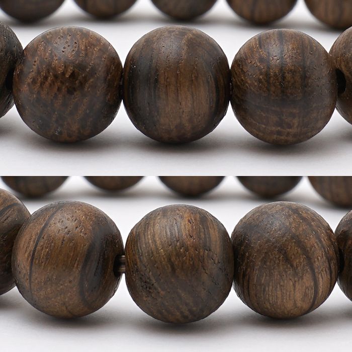 Jindai Oak 10mm bracelet - Japanese precious wood - Bracelet natural stones Health tree stones