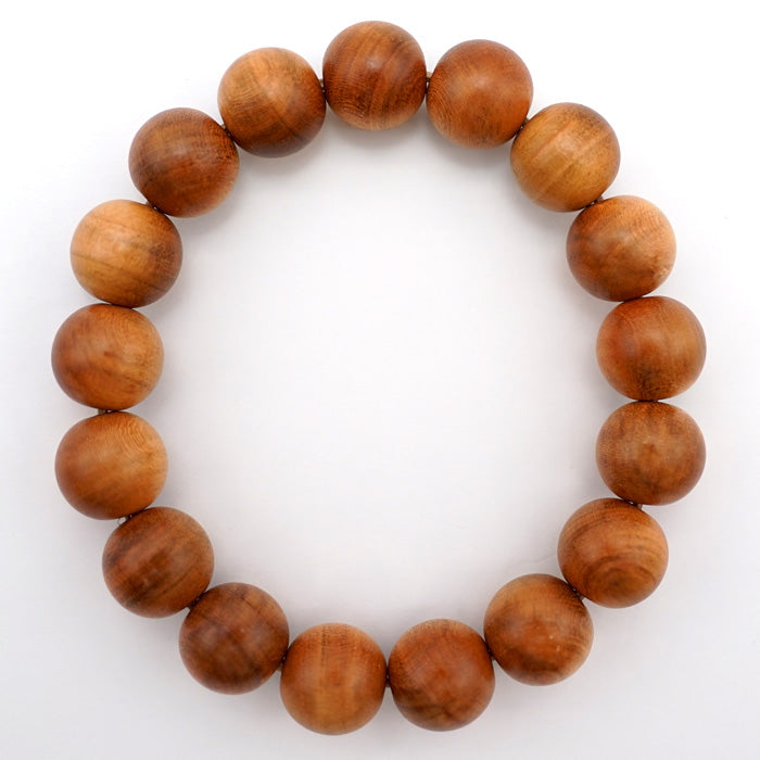 Mt.Koya Cherry 12mm - Japanese precious wood - Bracelet natural stones Health tree stones