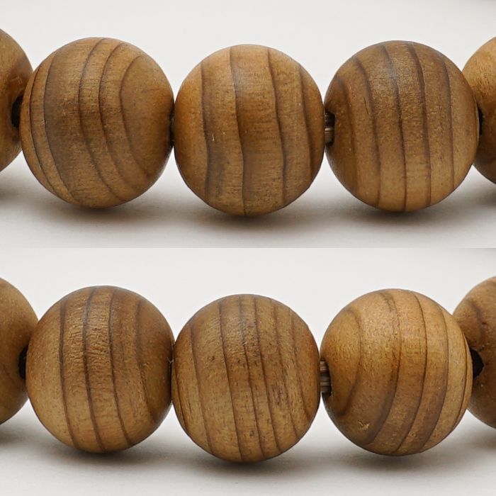 Jindai Cypress 8mm - Japanese precious wood - Bracelet natural stones Health tree stones