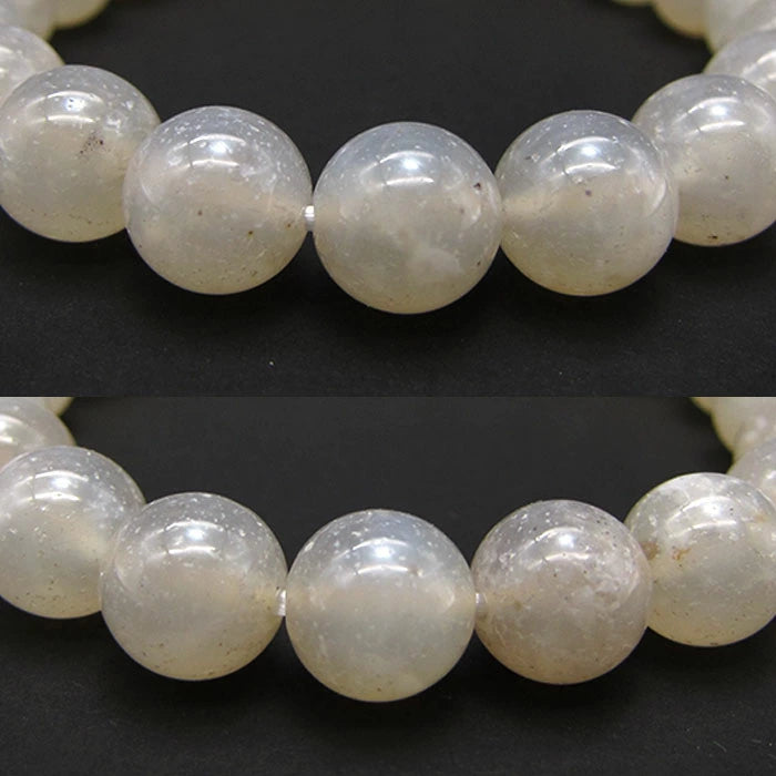 Japan Stones : Yamagata Chalcedony 10mm bracelet natural stones Health wealth stones