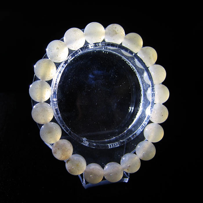 Japan Stones : Yamagata Chalcedony 10mm bracelet natural stones Health wealth stones