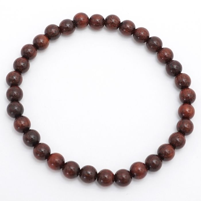 World wood (indonesia) - Rosewood 6mm bracelet natural stones Health wealth