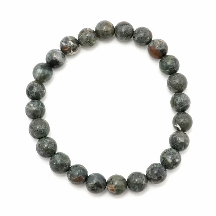 Japan Stones : Five color sazare stone 8mm bracelet natural stones Health wealth stones