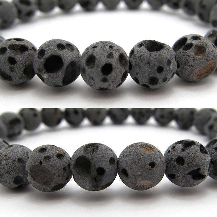 Japan Stones : God’s Caldera Lava Stone 8mm bracelet natural stones Health wealth stones