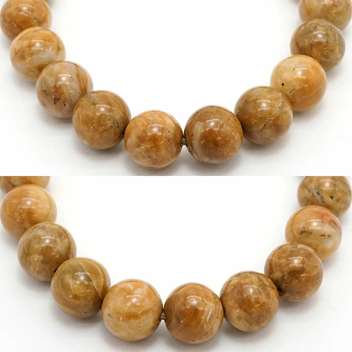 Japan Stones : Kishu YellowStone 10mm bracelet natural stones Health wealth stones