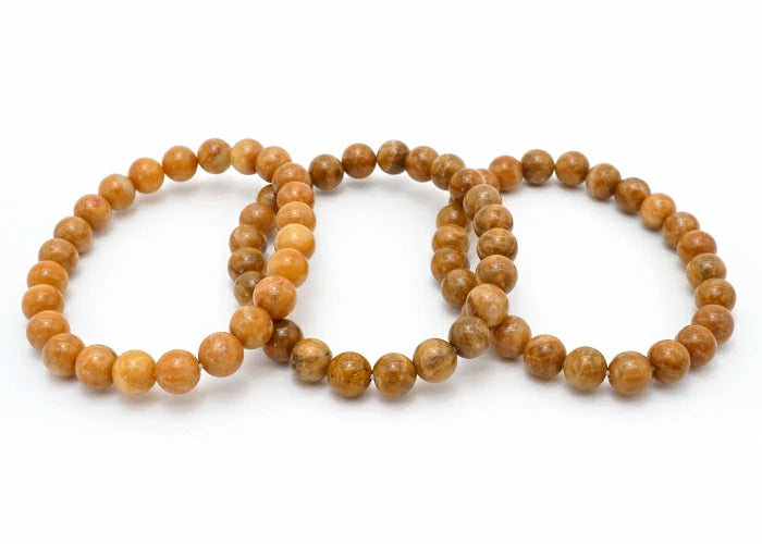 Japan Stones : Kishu YellowStone 10mm bracelet natural stones Health wealth stones