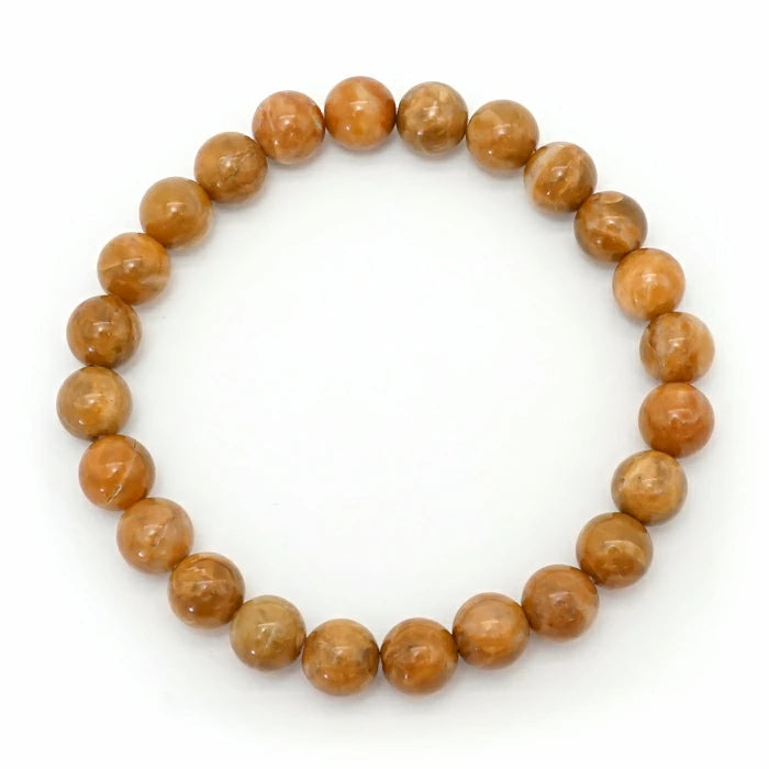 Japan Stones : Kishu YellowStone 8mm bracelet natural stones Health wealth stones