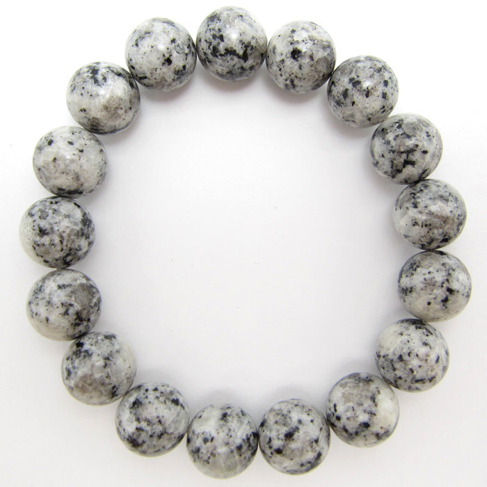 Japan Stones : Kurokami 12mm bracelet natural stones Health wealth stones