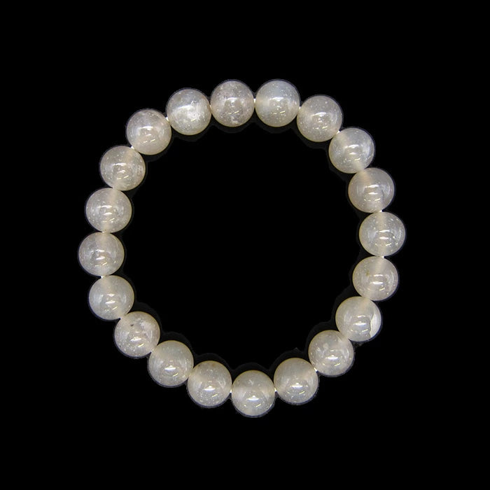 Japan Stones : Yamagata Chalcedony 10mm bracelet natural stones Health wealth stones