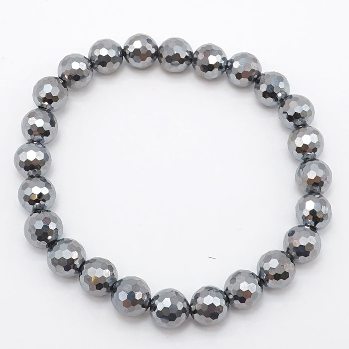 Terahertz Health bracelet 8mm round cut