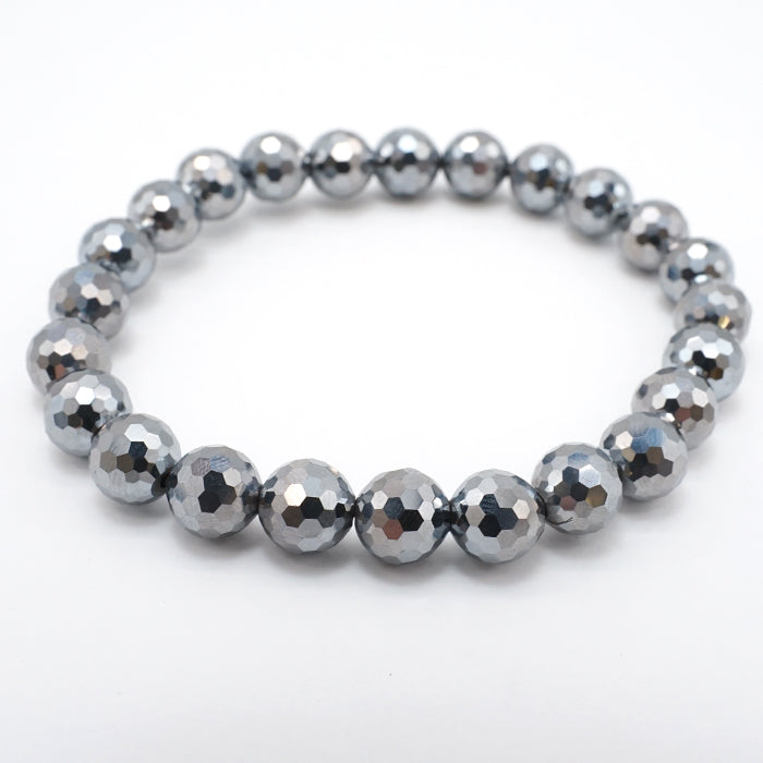 Terahertz Health bracelet 8mm round cut