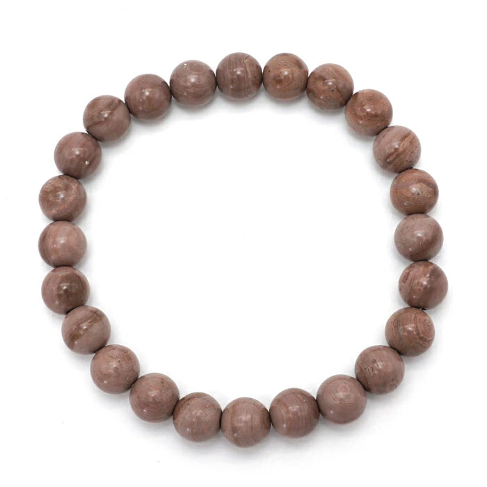 Japan Stones : Niigata Chert 8mm bracelet natural stones Health wealth stones