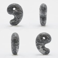 Omita-ga Stone comma shape Magatama Large 30mm, produced in Shiga Prefecture, OHMI TAGA Stone, Natural Stone, Power Stone, Japanese Famous Stone, Color Stone
