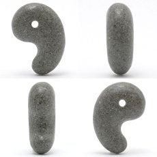 Izumi Aoseki comma shape Magatama approximately 30mm, produced in Osaka Prefecture, Japanese Famous Stone, Power Stone, Natural Stone, Color Stone
