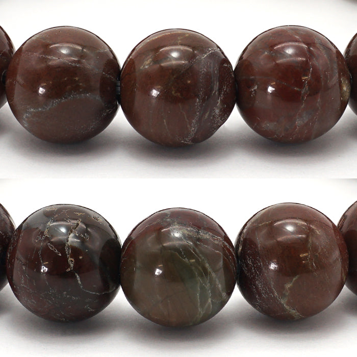 Japan Stones : KISHU Redstone 12mm bracelet natural stones Health wealth stones