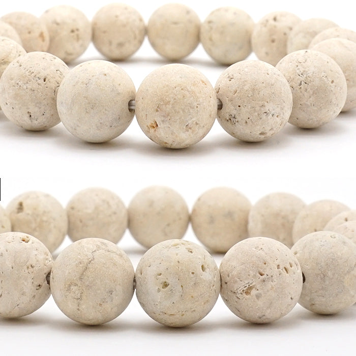 Japan Stones : Ryukyu Limestone 12mm bracelet natural stones Health wealth stones