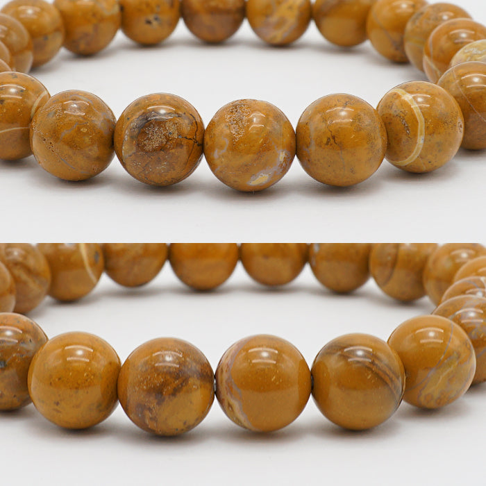 Japan Stones : SADO YUFUOGYOKU 10mm bracelet natural stones Health wealth stones