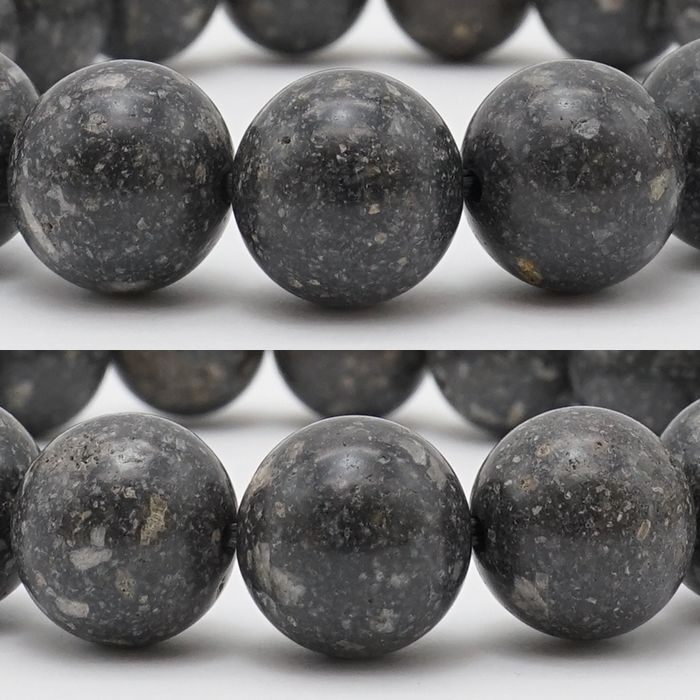 Japan Stones : Shikoku Lava Stone 12mm bracelet natural stones Health wealth stones