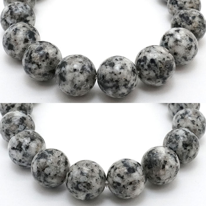 Japan Stones : Takine Granite 12mm bracelet natural stones Health wealth stones