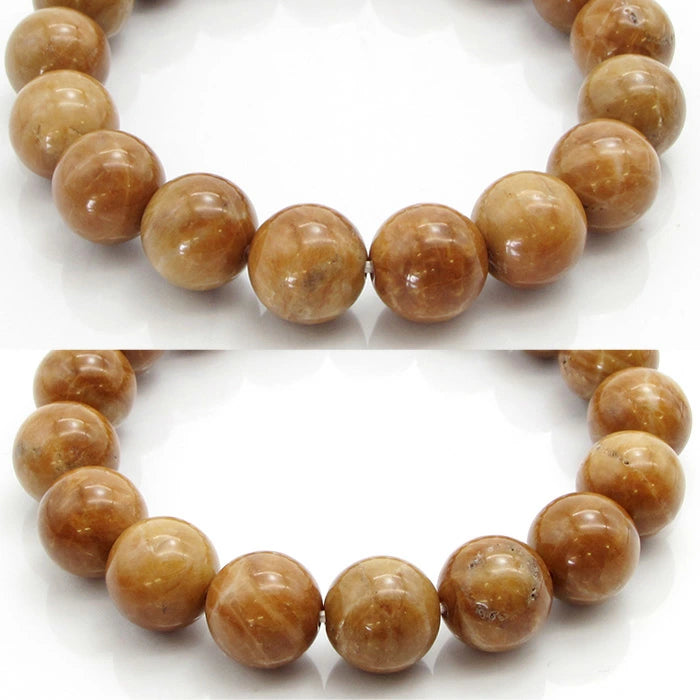 Japan Stones : Yamato Yoshino YELLOW 12mm bracelet natural stones Health wealth stones