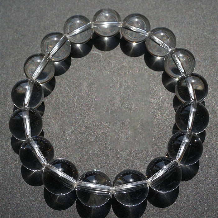Japan Stones : Yamanashi Kurobera Quatz 12mm bracelet natural stones Health wealth stones