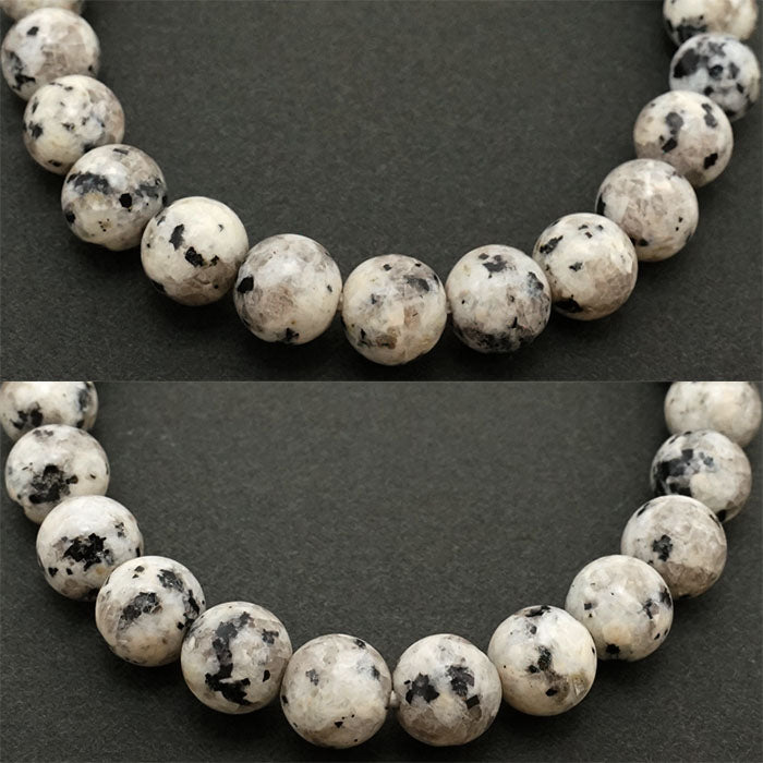 Japan Stones : YOSHIMA Angel Snow Light 8mm bracelet natural stones Health wealth stones