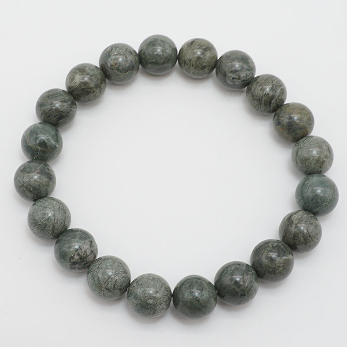 Japan Stones : Yamato Kouseki AAA GREEN Rank 12mm bracelet natural stones Health wealth stones