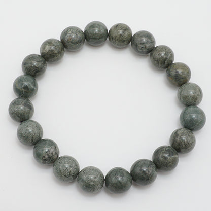 Japan Stones : Yamato Kouseki AAA GREEN Rank 12mm bracelet natural stones Health wealth stones