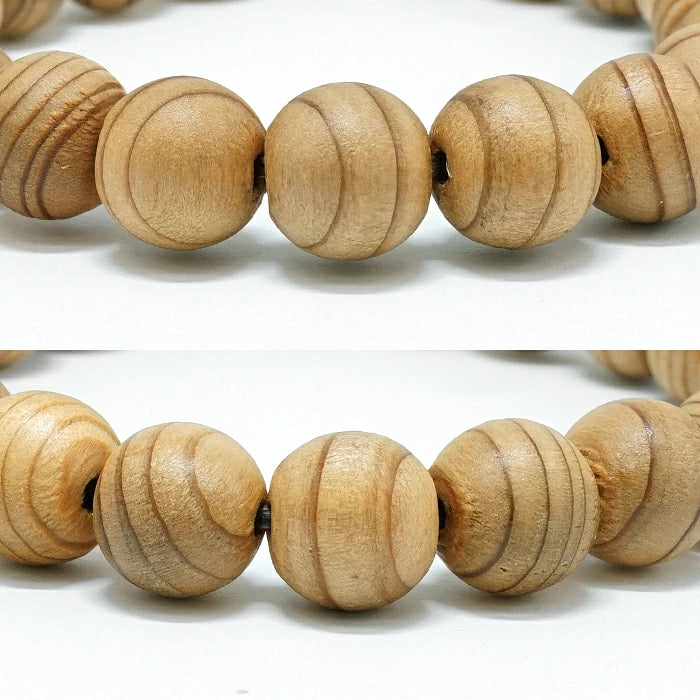 Nikko Cedar 10mm Bracelet with Toshogu Shrine Seal Wooden Gift Box Included Tochigi Japan 400-Year-Old Japanese Cedar Nikko Toshogu Shrine Tokugawa Ieyasu Rare Sacred Wood Natural Wood Jewelry POWERSWOOD (コピー)