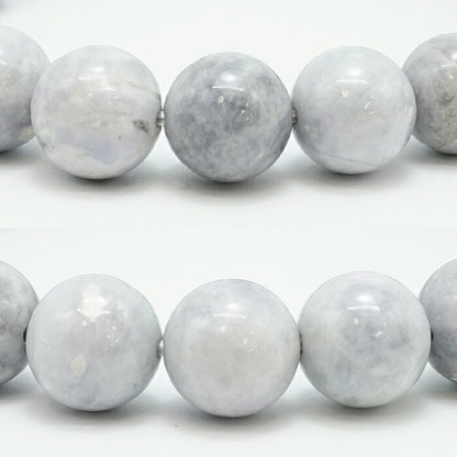 Itoigawa Jade white lavender 10mm bracelet (One-of-a-kind) Japan Stone [12011001091502301002]