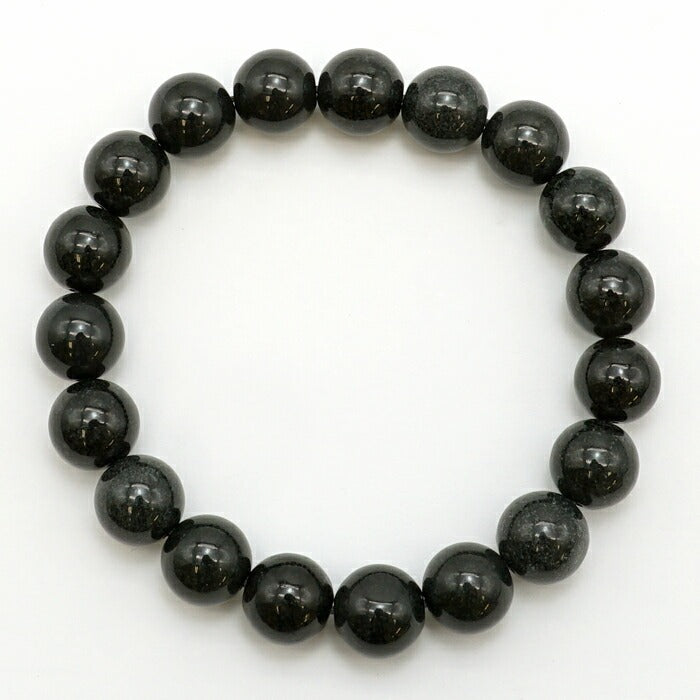 Itoigawa Jade black 10mm bracelet (One-of-a-kind) Japan Stone [12011001091502309001]
