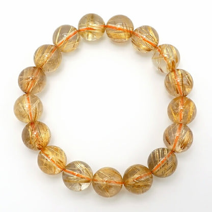 Titin Rutile Quartz 11.8mm bracelet (One-of-a-kind) [01011101007602205009]