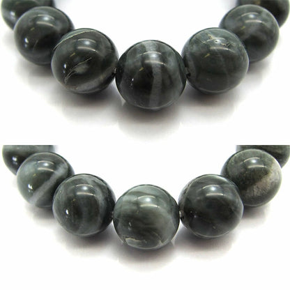 Japan Stones Birthstone: Novembe Solomonite™️ 12mm  A Rank bracelet natural stones Health wealth stones