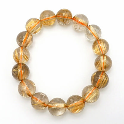 Titin Rutile Quartz 12.5mm bracelet (One-of-a-kind) [01011201007602205001]