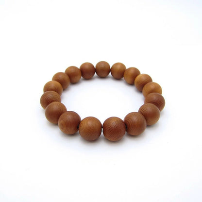 Japanese precious wood - Taxus Cuspidata Yew 12mm  bracelet natural stones Health wealth stones